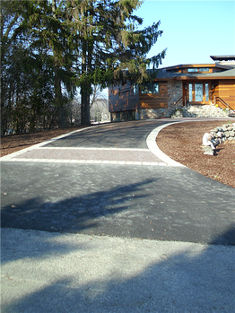 residential asphalt driveway