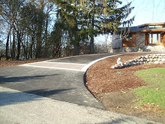 asphalt driveway