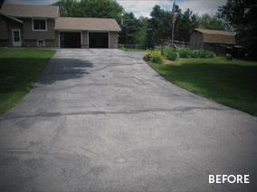 Sealcoat driveway