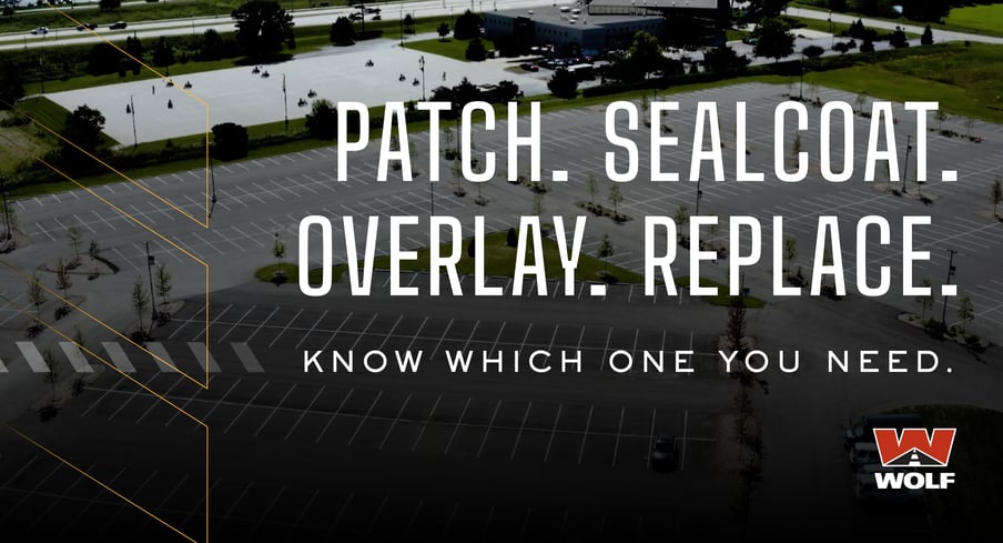 Path. Sealcoat. Overlay. Replace. Know which one you need.